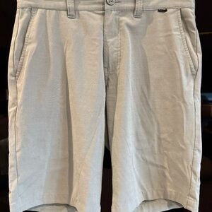 Travis Mathew Golf Light Sage Green Flat Front Shorts size 30